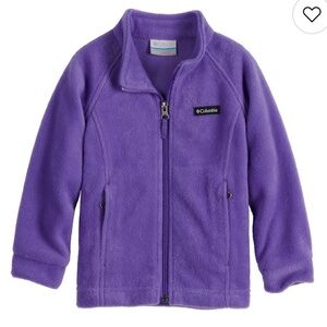 Columbia Violet Full-Zip Fleece Jacket